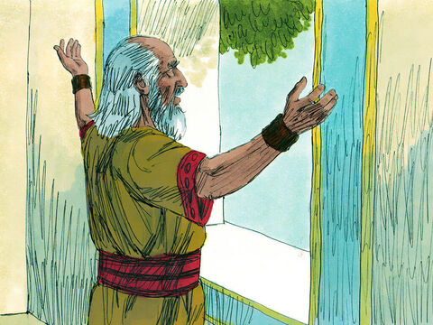 W mieście Samaria mieszkał prorok Boży o imieniu Oded. Bóg miał dla niego wiadomość, którą chciał przekazać zwycięskiej armii. Oded odważnie wyszedł na spotkanie powracającym żołnierzom. – Slajd 13