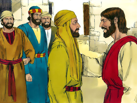 „Skąd mnie znasz?”, zapytał Natanael. A Jezus na to: „Widziałem cię pod drzewem figowym, zanim zawołał cię Filip”. – Slajd 12