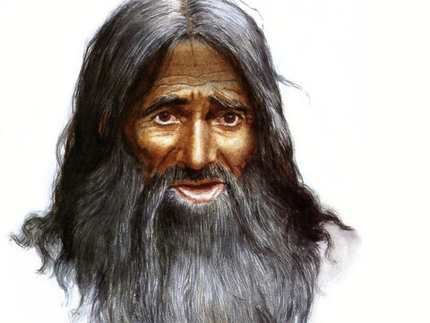 Tej ilustracji można użyć, aby przedstawić dowolnego dziko wyglądającego mężczyznę z czasów biblijnych. – Slajd 16