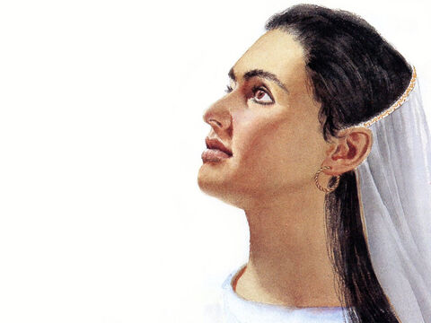 Tej ilustracji można użyć, aby przedstawić wiele kobiet pojawiających się w Biblii. – Slajd 12