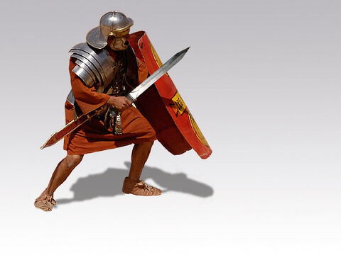 Żołnierz rzymski z mieczem. – Slajd 13