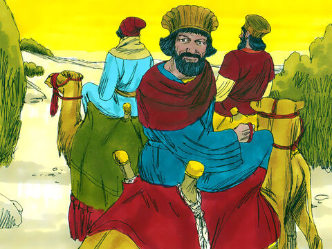 Później we śnie otrzymali nakaz, aby nie wstępować do Heroda, dlatego inną drogą wrócili do swego kraju.<br/> – Slajd 9