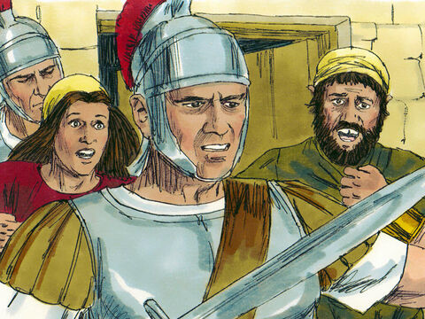 Gdy Herod zorientował się, że mędrcy go zmylili, bardzo się rozgniewał i kazał pozabijać w Betlejem i w okolicy wszystkich chłopców w wieku do dwóch lat. Ten wiek ustalił na podstawie rozmowy, którą wcześniej odbył z mędrcami. – Slajd 12