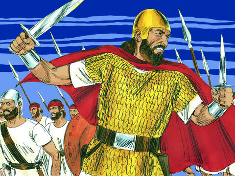 Tej samej nocy król babiloński Belszassar został zamordowany, a władzę w Babilonii objął Med Dariusz. – Slajd 14