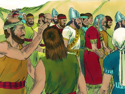 Babilończycy uprowadzili z Jerozolimy przywódców i ludzi szlachetnie urodzonych. Tylko najubożsi pozostali w mieście. Jednym z uprowadzonych był Daniel. – Slajd 5