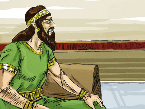 Achazjasz był synem złego króla Achaba i jego równie złej żony Izebel. – Slajd 1
