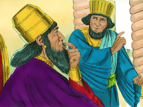 Haman poszedł do króla i powiedział: „Jest pewien naród, rozproszony między innymi ludami we wszystkich prowincjach królestwa. Jego prawa różnią się od praw wszystkich innych ludów. Nie przestrzega on też praw królewskich”. – Slajd 18