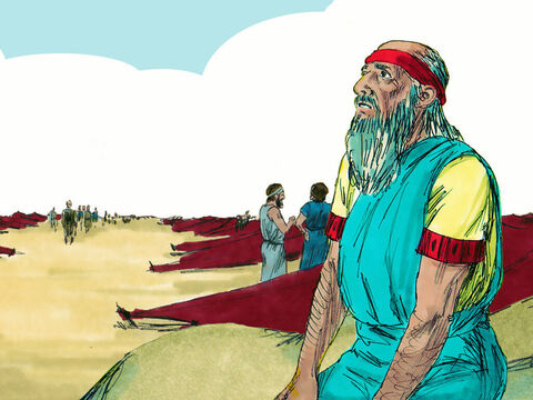 Duch zabrał Ezechiela do uprowadzonych Izraelitów, którzy przebywali w Tel-Abib nad rzeką Kebar. Prorok przebywał tam przez siedem dni i był wewnętrznie rozbity. – Slajd 17