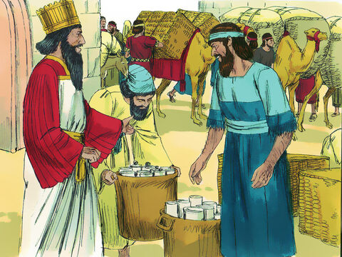 Ezdrasz był uczonym, znawcą Prawa Mojżeszowego i kapłanem. Mieszkał w Babilonie za czasów króla Artakserksesa. Postawił sobie za cel zbadać Prawo Pańskie, wprowadzić go w życie i nauczać Izraelitów jego zasad. Król przekazał Ezdraszowi list pozwalający jemu oraz innym izraelskim kapłanom i Lewitom powrócić do Jerozolimy. Ofiarował również na rzecz świątyni złoto i srebro, a także złote i srebrne naczynia. Ezdrasz zabrał ze sobą zwoje Prawa Bożego. Miał też ustanowić pisarzy i sędziów, którzy razem z nim będą nauczać oraz rozpatrywać sprawy ludu zgodnie z tym prawem. – Slajd 1