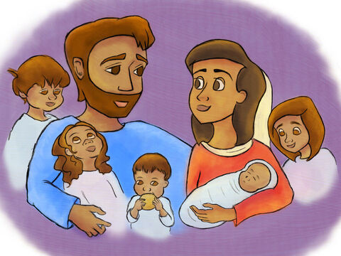 Bóg obdarzył jego rodziców jeszcze wieloma dziećmi. Co roku odwiedzali Samuela podczas  uroczystości w świątyni. – Slajd 2