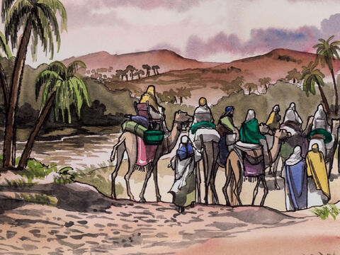 Później we śnie otrzymali nakaz, aby nie wracać do Heroda. Dlatego inną drogą powrócili do swego kraju. – Slajd 9