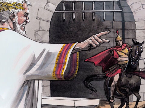 Gdy Herod zorientował się, że mędrcy go zawiedli, strasznie się rozgniewał. – Slajd 3
