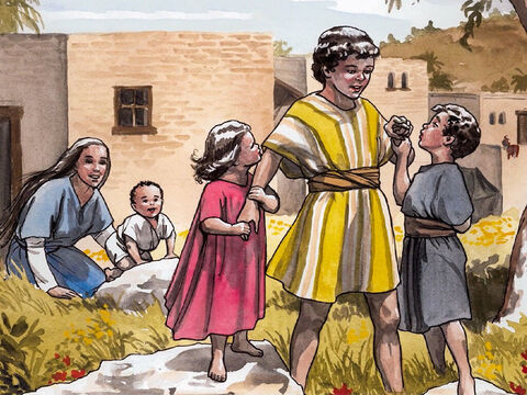 Przybył ze swą rodziną do Nazaretu i tam zamieszkał. W ten sposób wypełniły się zapowiedzi proroków, że Jezus będzie nazwany Nazarejczykiem. – Slajd 8