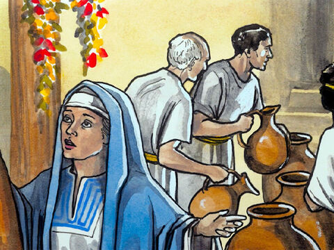 Maria powiedziała to sług: „Cokolwiek On wam powie, zróbcie”. – Slajd 5