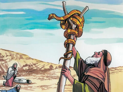 „Tak jak Mojżesz wywyższył węża na pustyni... – Slajd 11