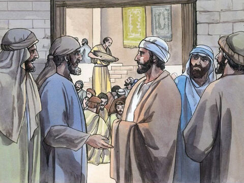 Pewnego razu do Jezusa przyszli uczniowie Jana Chrzciciela i zapytali: – Slajd 1