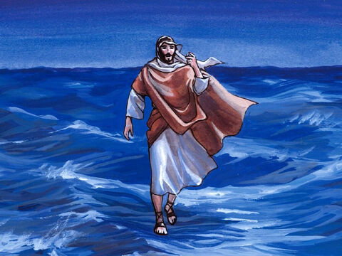 A Jezus zawołał: „Odwagi! To Ja jestem, nie bójcie się!”. – Slajd 5