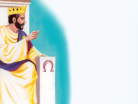 „Wtedy jako Król powie tym po prawej stronie: »Zbliżcie się! Mój Ojciec wam błogosławi. Weźcie w posiadanie królestwo przygotowane dla was od stworzenia świata«”. – Slajd 4