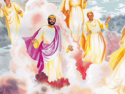 „Król natomiast odpowie: »Zapewniam was, cokolwiek zrobiliście dla jednego z tych najmniejszych moich braci, zrobiliście dla Mnie«”. – Slajd 10