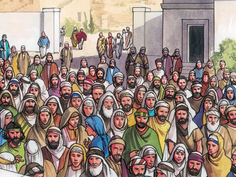 Z okazji świąt Piłat uwalniał im zazwyczaj jednego więźnia, tego, o którego prosili. – Slajd 1