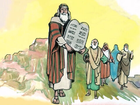 Potem Jezus, odnosząc się najpierw do ksiąg Mojżesza, a potem do pism innych proroków... – Slajd 17