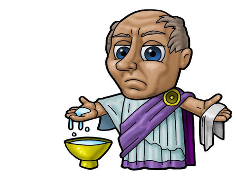 Rzymski gubernator, Piłat. Ten obrazek może być użyty, aby przedstawić dowolnego rzymskiego władcę pojawiającego się w Biblii. – Slajd 12