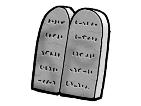 Tablice kamienne (z 10 przykazaniami) – Slajd 8