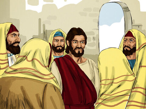 Żydzi zaczęli prześladować Jezusa, z tego powodu, że uzdrawiał w szabat. – Slajd 9