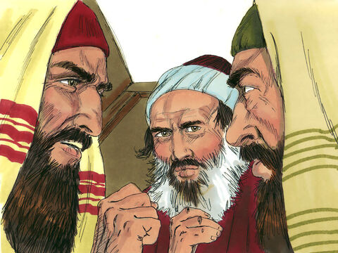 Żydowscy przywódcy i faryzeusze zastanawiali się, co zrobić. – Slajd 6
