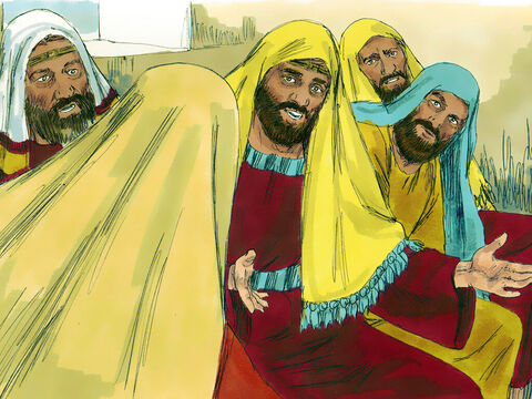 A słuchający Go pytali siebie nawzajem: „Czy to nie jest syn Józefa?”. – Slajd 6