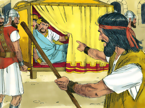 Herod Antypas rządził regionem, w którym działał Jan Chrzciciel. Jan zaś głośno wypowiadał się przeciwko postępowaniu króla i jego żony, i nazywał ich związek grzechem. – Slajd 3
