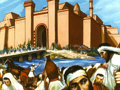 W czasach biblijnych Niniwa była dużym miastem, stolicą Asyrii, w której mieszkało wielu ludzi. – Slajd 1