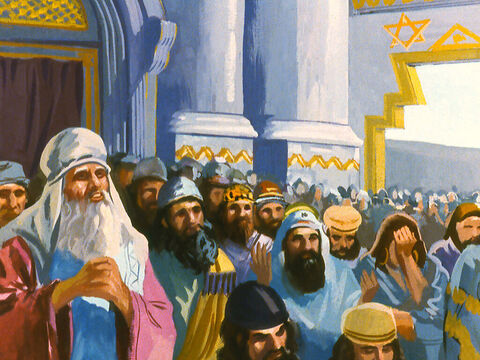 Lud Izraela oddawał cześć Bogu, a ich zaufanie do Niego było w centrum wszystkiego, o czym myśleli i w co  wierzyli. – Slajd 5