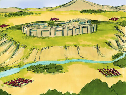 Izraelici przekroczyli rzekę Jordan pod dowództwem Jozuego i zdobyli wiele miast Ziemi Obiecanej. – Slajd 1