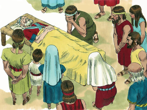 Wkrótce po tych wydarzeniach Jozue zmarł w wieku 110 lat. – Slajd 10