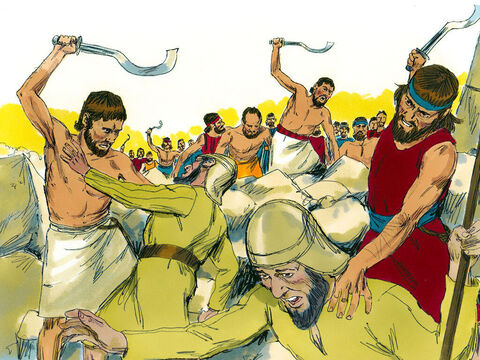Izraelici wkroczyli do miasta i zdobyli je. – Slajd 12