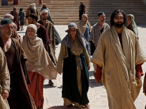 Jezus wszedł do świątyni i zaczął nauczać. – Slajd 2