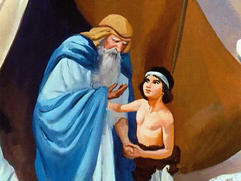 Józef był najmłodszym z nich. Oczywiście Jakub kochał wszystkie swoje dzieci, ale coś w tym młodszym synu poruszyło serce ojca w szczególny sposób. – Slajd 2