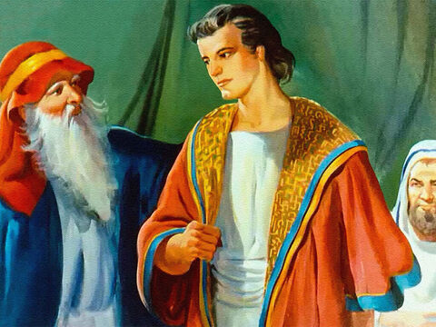 Noszenie tego płaszcza postawiło Józefa w pozycji wyższej od jego braci. A Józef zasłużył na ten zaszczyt, ponieważ służył ojcu lepiej niż inni. – Slajd 12