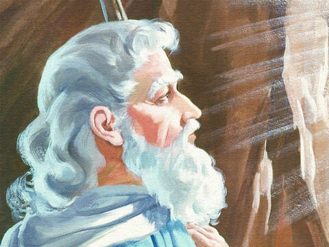Mojżesz przebywał więc na górze przez 40 dni i 40 nocy, podczas gdy Bóg rozmawiał z nim, przekazując mu wszystkie swoje prawa i ustawy. – Slajd 38