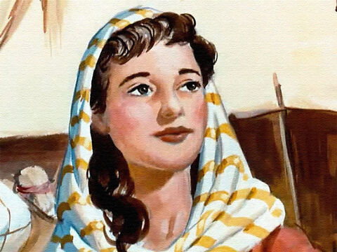 Dawno temu w Izraelu mieszkała młoda kobieta imieniem Anna. – Slajd 1