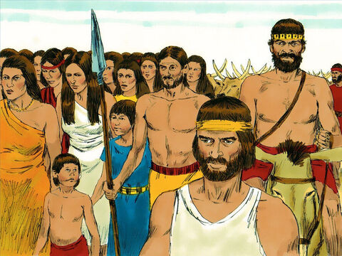 Dlatego poszli do Aarona i zażądali: „Uczyń nam bogów! Niech oni nas poprowadzą, bo nie wiemy, co się stało z tym Mojżeszem, który wyprowadził nas z ziemi egipskiej”. – Slajd 2