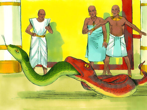 Jednk wąż Aarona połknął wszystkie te węże. – Slajd 13