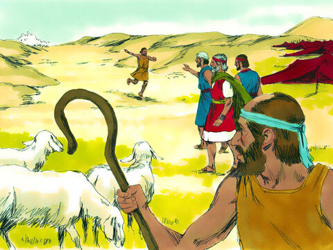 Kiedy Izraelici dostrzegli goniącą ich armię, wpadli w przerażenie i zaczęli krzyczeć. – Slajd 9