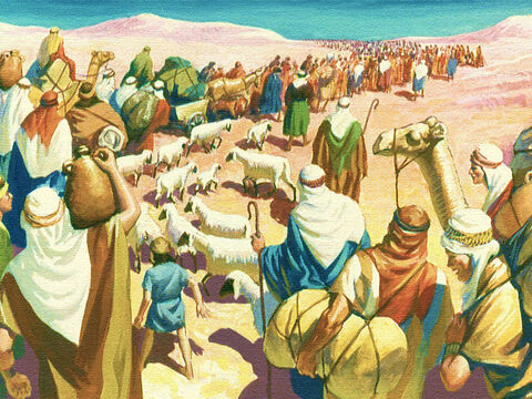 Jednak pomimo pomocy i dobroci, jaką okazał im Bóg, Izraelici nie powierzali swojego życia opiece Boga. Kontynuując podróż po królestwie Edomu, zaczęli narzekać. – Slajd 19