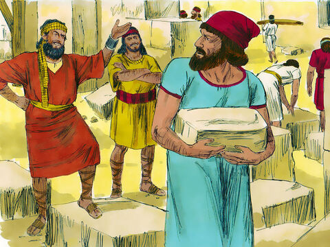 Mieli jednak wrogów, którzy byli przeciwni tej odbudowie. Byli to: Sanballat Choronita i Tobiasz, sługa ammonicki, oraz Arab Geszem. Oni zaczęli naśmiewać się z budowniczych: „Cóż wy to tu wyczyniacie? Czy buntujecie się przeciwko królowi?”. Wtedy Nehemiasz im odpowiedział: „Bóg niebios poszczęści nam! My zaś, jego słudzy, zabierzemy się do budowy, ale wy nie macie w Jerozolimie ani swojej cząstki, ani do niej praw, ani nic nie łączy was z jej historią”. – Slajd 15