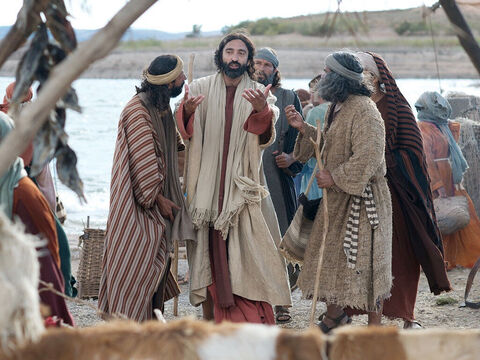 Jezus opowiada przypowieść o siewcy. (Mateusza 13:1-23, Marka 4:1-20, Łukasza 8:1-15) – Slajd 10