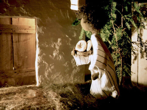 „Mężczyzna wrócił w po ciemku do swojego domu”. – Slajd 11