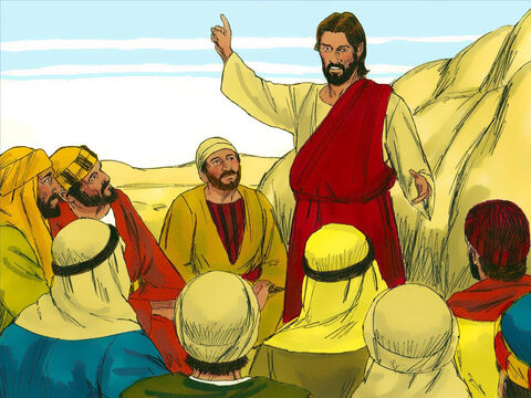 Potem Jezus opowiedział inną przypowieść: „Królestwo Niebios przypomina zakwas używany przy wypieku chleba”. – Slajd 4