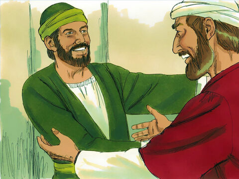 Barnaba zachęcił Pawła, aby poszedł do Antiochii i pomógł tamtejszym wierzącym. – Slajd 6